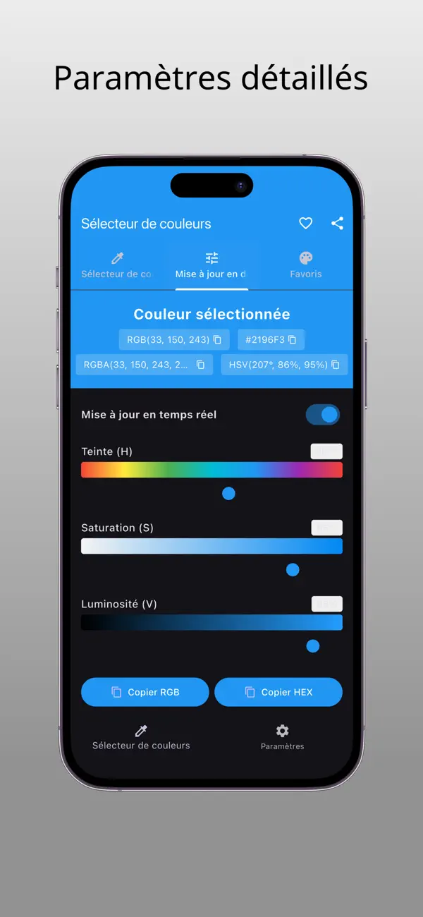 Screenshot #2 pour Colorpick - Outil de codes ...