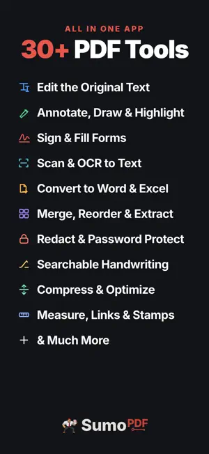 SumoPDF - PDF Editor & Reader screenshot 4