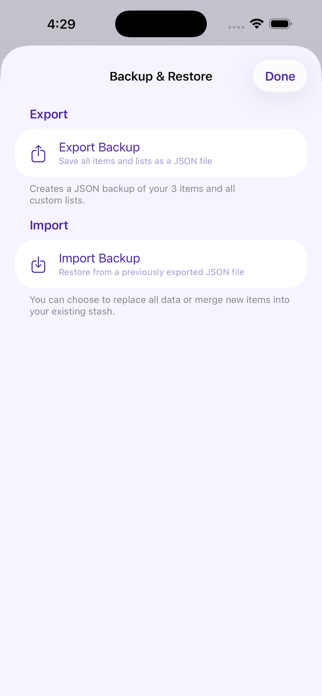 Needle Stash Tracker Screenshot 5 of 5