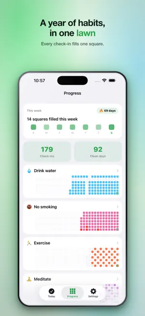 HabitLawn - Habit Tracker screenshot 1