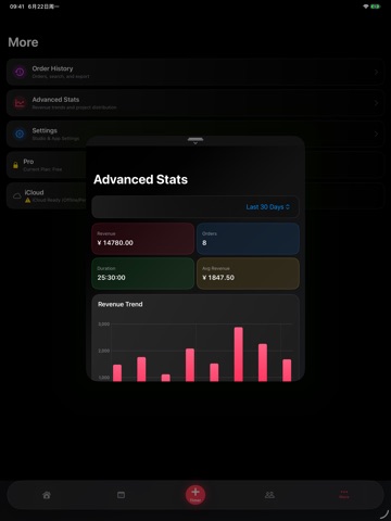 StudioTimer - Time Billing Pro iPad screenshot