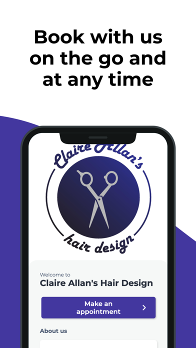 Claire Allans Hair Design Screenshot