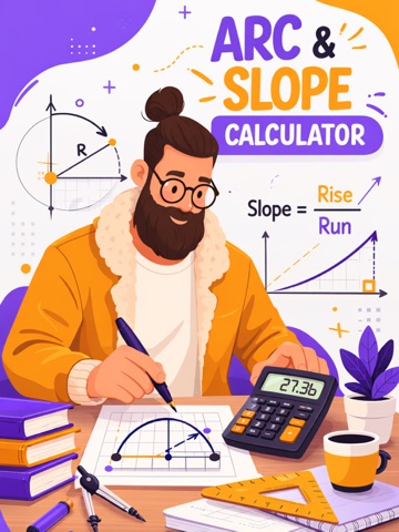 Slope Calculator & Arc Finder iPad screenshot