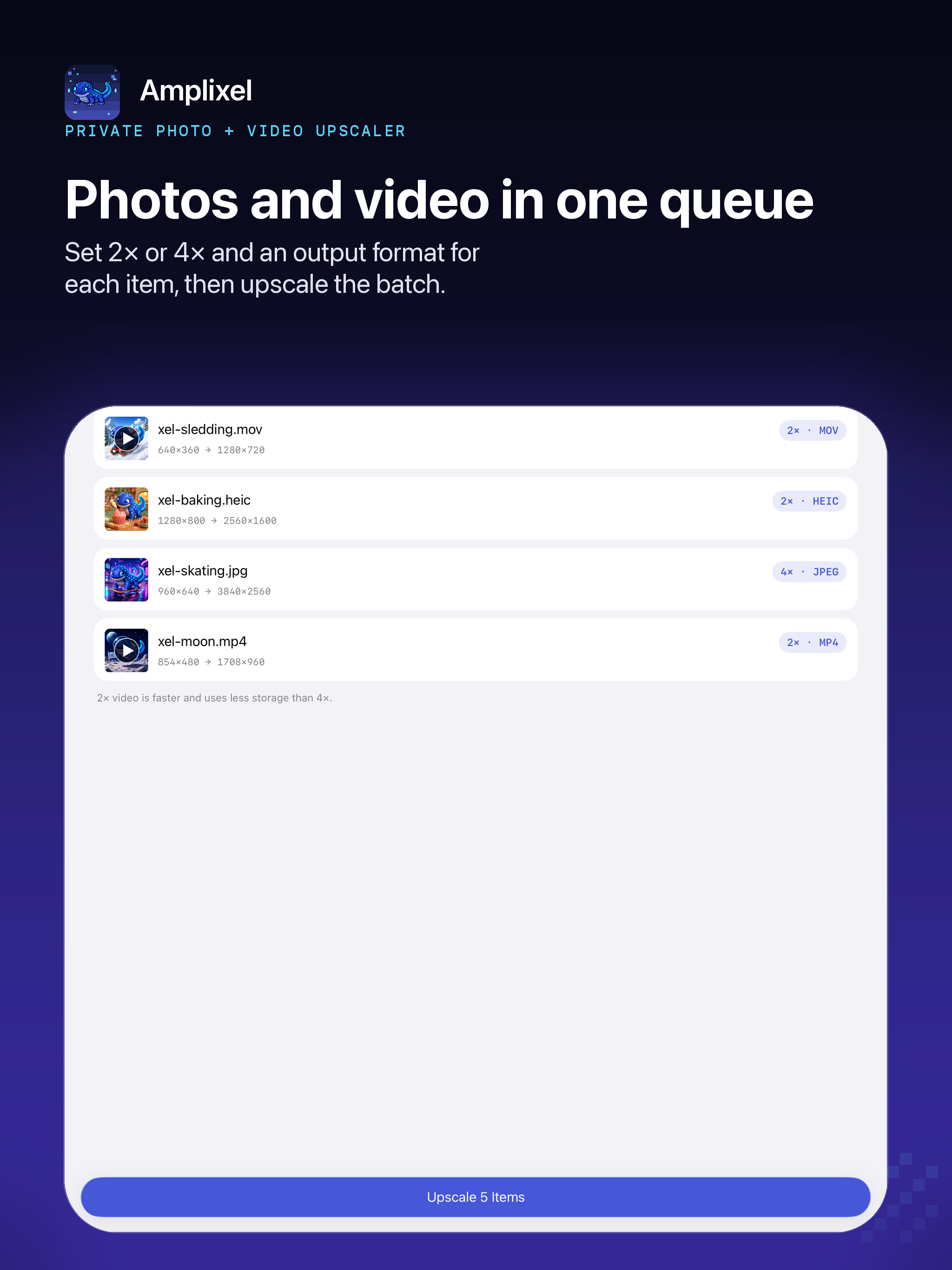 Amplixel: Photo Video Upscaler screenshot 5