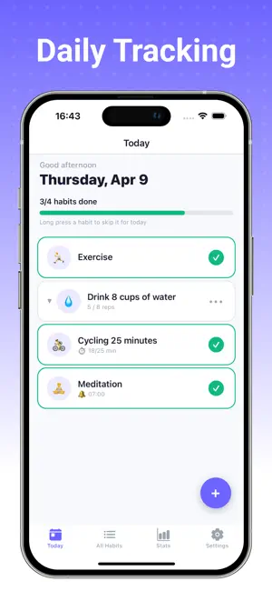 Zenko - Habit Tracker screenshot 1