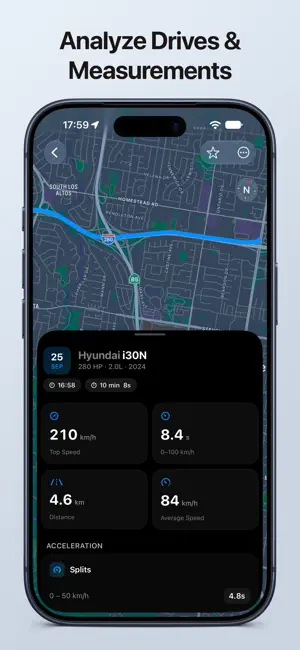 SpeedGPS - Drive & Measure screenshot 3