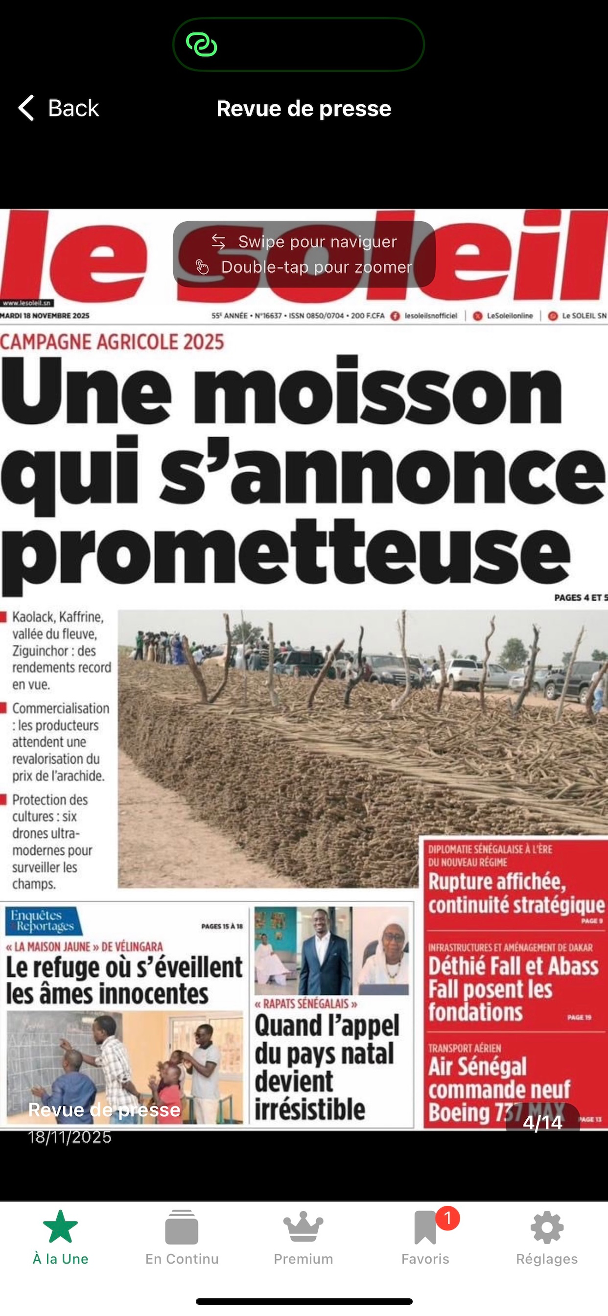 SeneNews : Senegal News Today screenshot 9