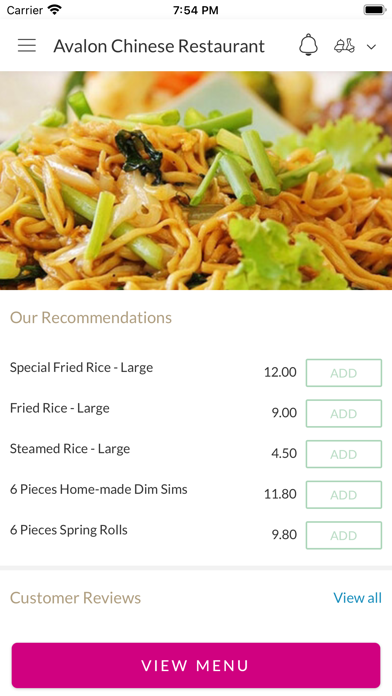Avalon Chinese Restaurant Screenshot