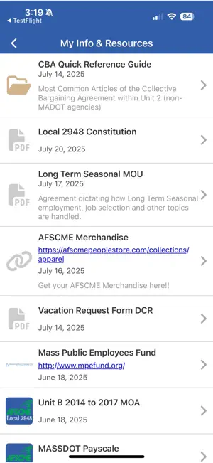 AFSCME 2948 screenshot 3