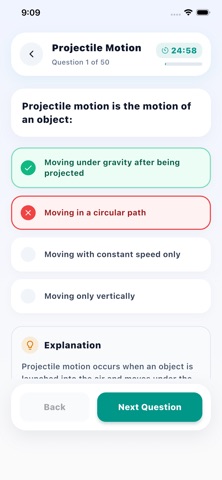 Grade 11 Physical Science iPhone screenshot