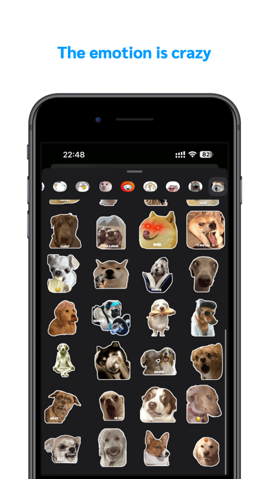 Dog meme sticker Screenshot