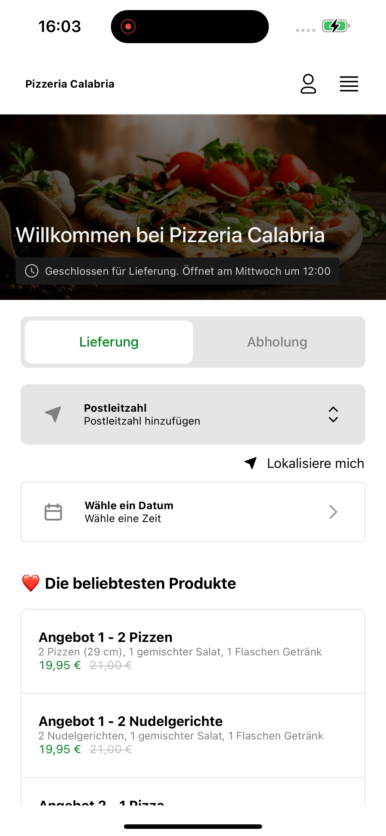 Pizzeria Calabria Duisburg screenshot 5