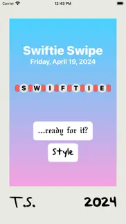 swiftie swipe iphone screenshot 1