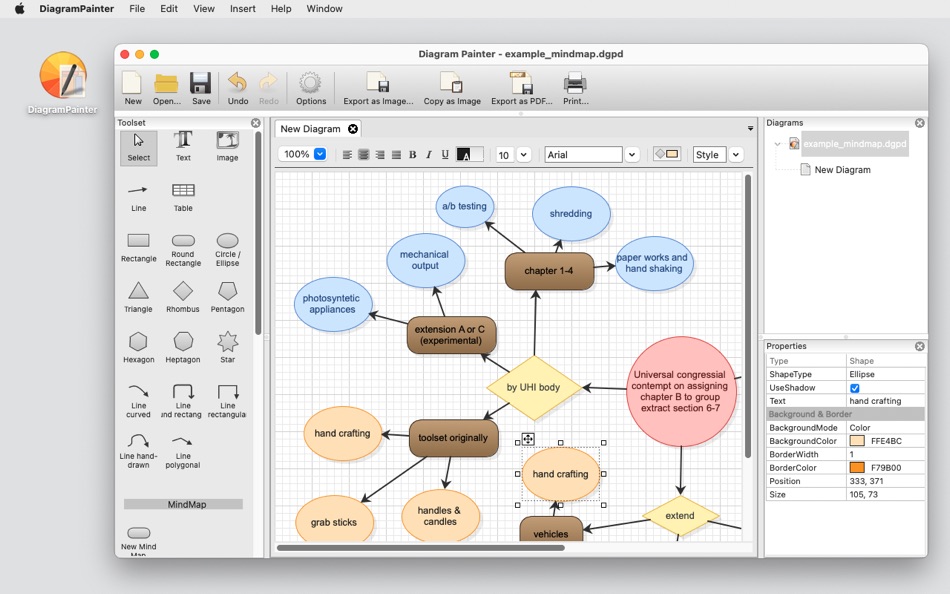 #4. DiagramPainter (macOS) Podle: Ambiera