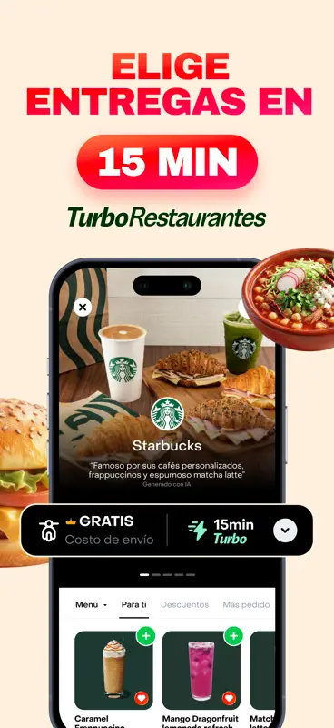 Rappi: Food, delivery y más screenshot 2 of 9