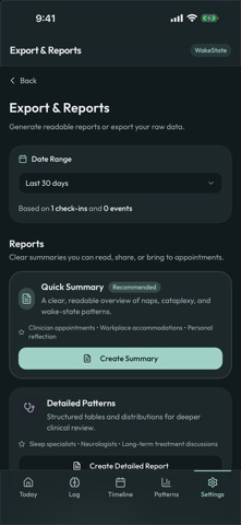 WakeState screenshot 4