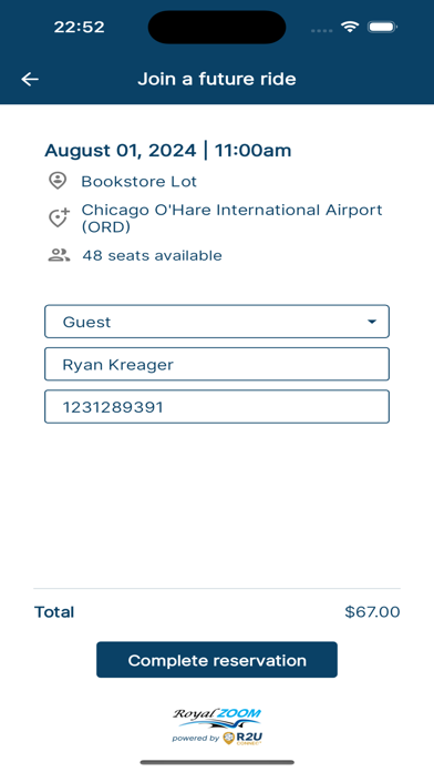 R2U Connect iPhone screenshot 5 - Travel app