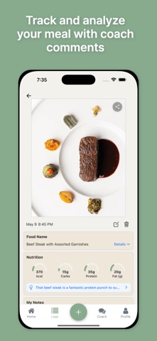 CalorieCoach: Calorie Tracking iPhone screenshot