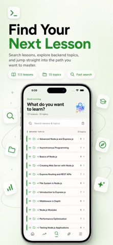 Learn Backend Web Development iPhone screenshot