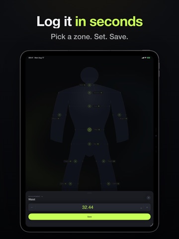 Weight & Measurements Tracker iPad screenshot
