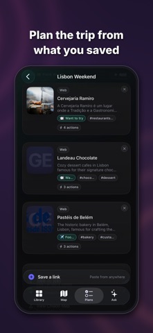 Myhnd: Recipe & Place Saver iPhone screenshot