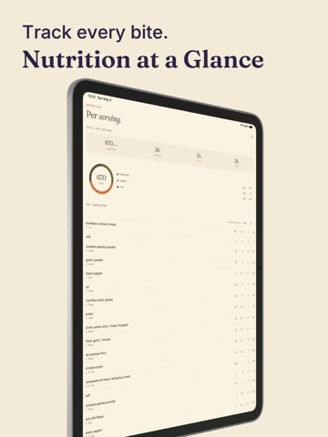 Recipe Keeper & Cookbook: olly iPad screenshot