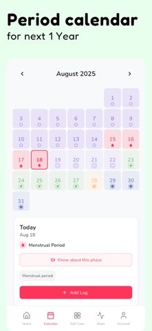 Flow: Period & Cycle Tracker Screenshot 4 of 8