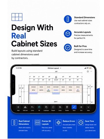 ArchKit - Kitchen Design iPad screenshot