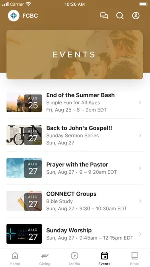 Franklin Crossroads Baptist screenshot 3