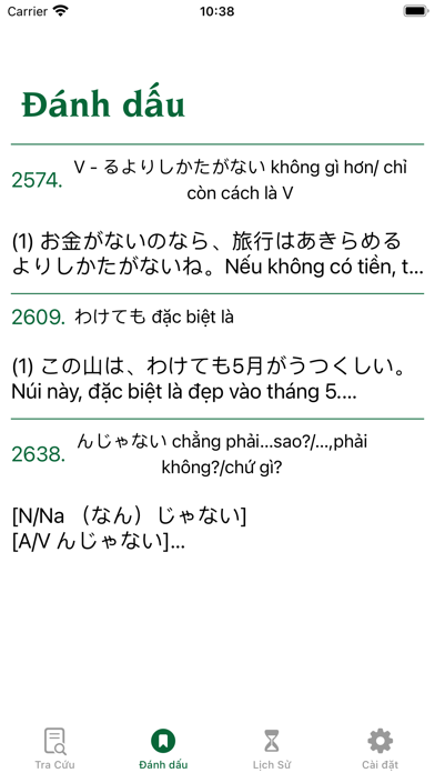 Sổ tay ngữ pháp tiếng nhật Screenshot
