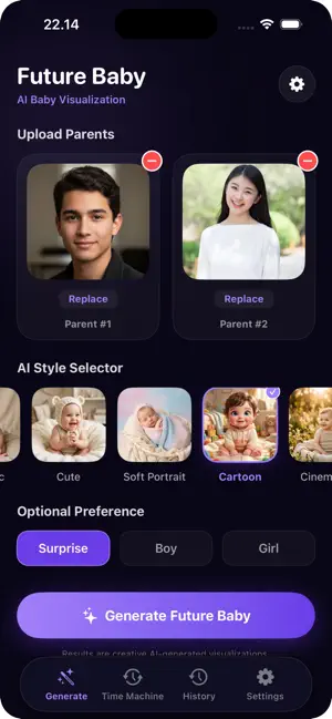 Future Face Family AI screenshot 1
