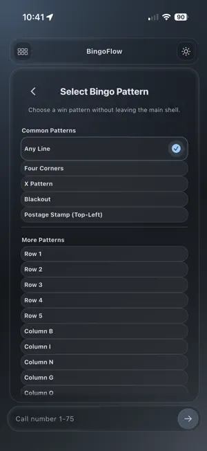 BingoFlow screenshot 3
