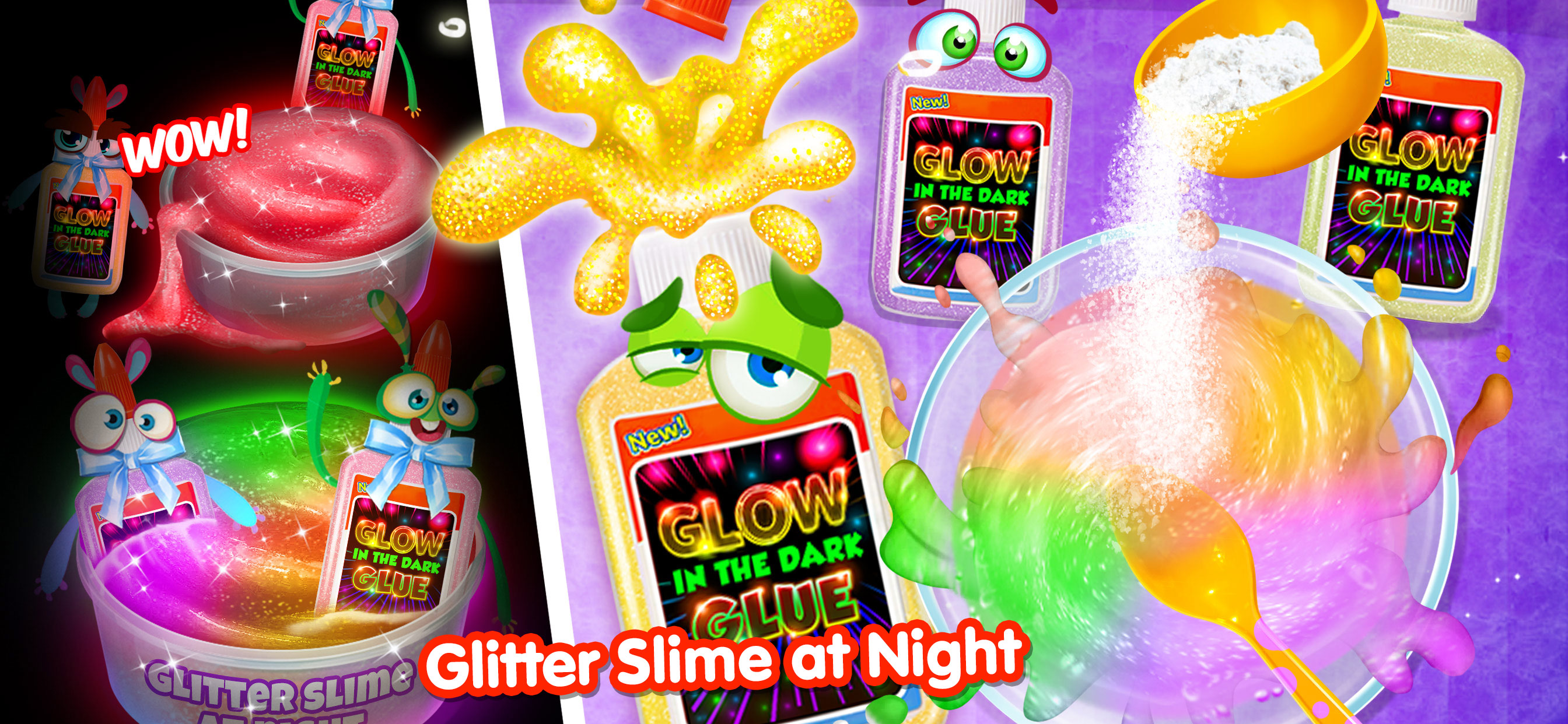 Rare Glitter Dumpling Slime