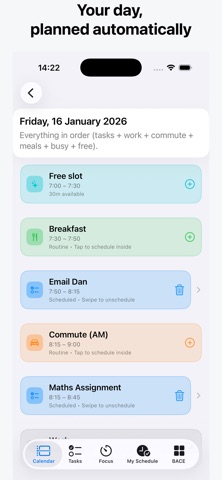 Balanced Planner screenshot