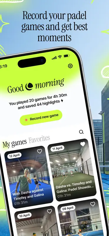 Padel X — Record & Replay screenshot 2 of 4