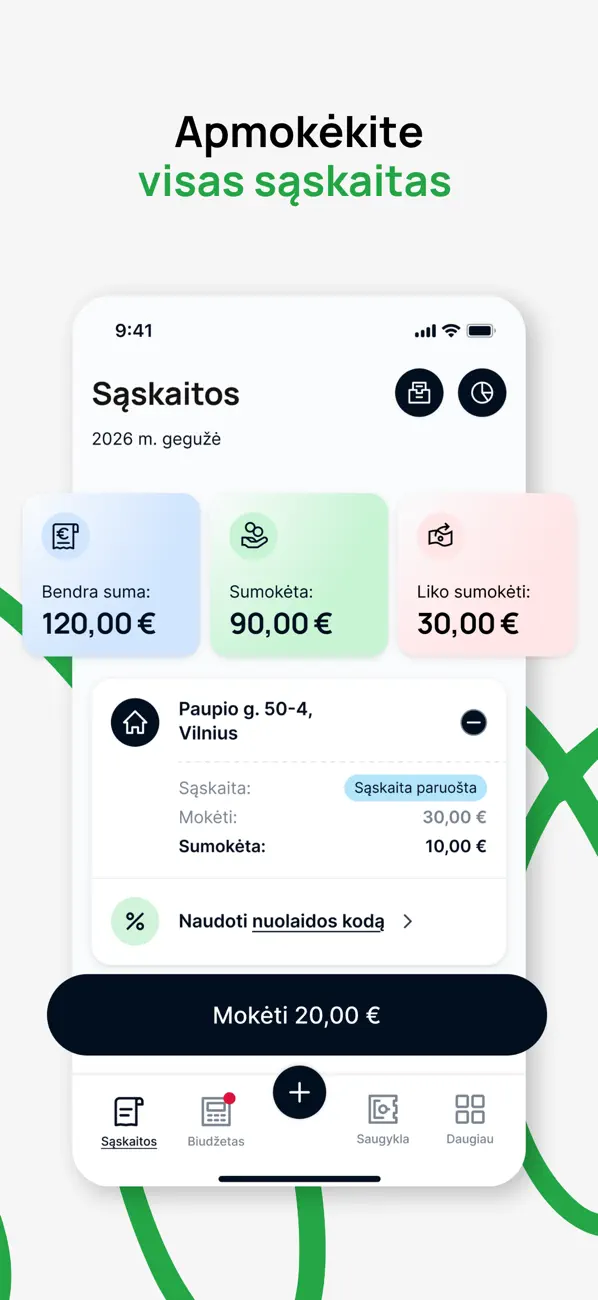Screenshot #2 pour Viena sąskaita