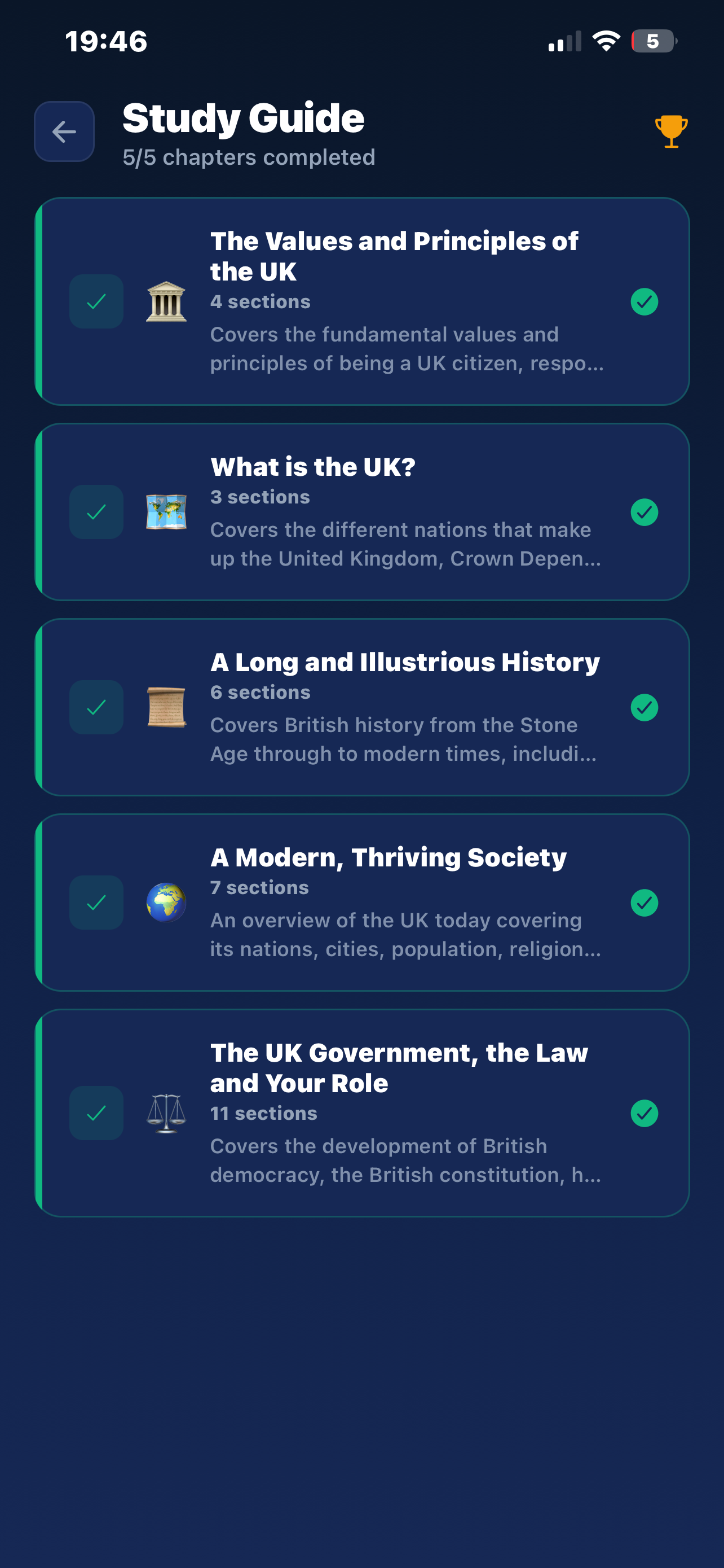 UK Life Test: Study & Pass screenshot 2