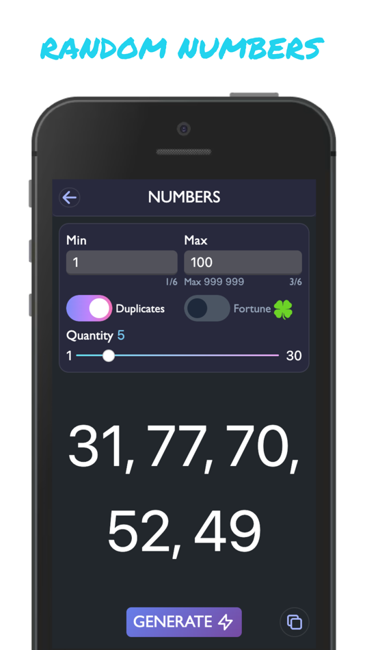 #2. Fortunizer randomizer (iOS) 来自: Vasiliy Dubrovskiy