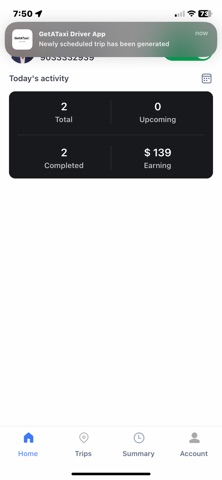 GetATaxi Driver App Screenshot 6 of 12