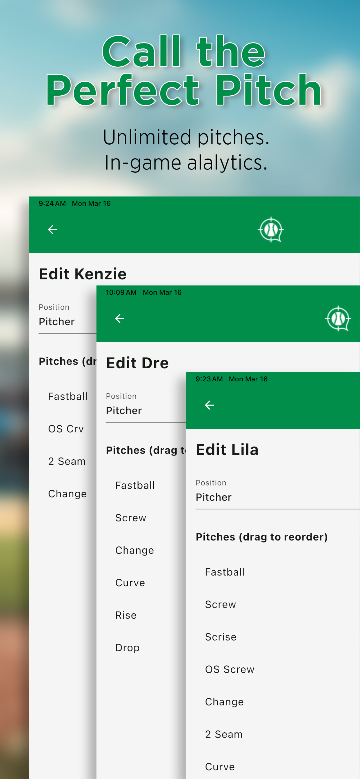 Pitch Dynamics