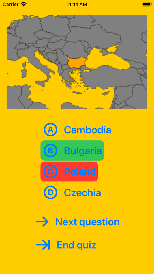 #7. Super Maps: Map Quiz (iOS) Bởi: DegerGames