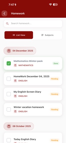 A + School System screenshot