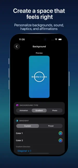BreathMinder: Guided Breathing screenshot 4