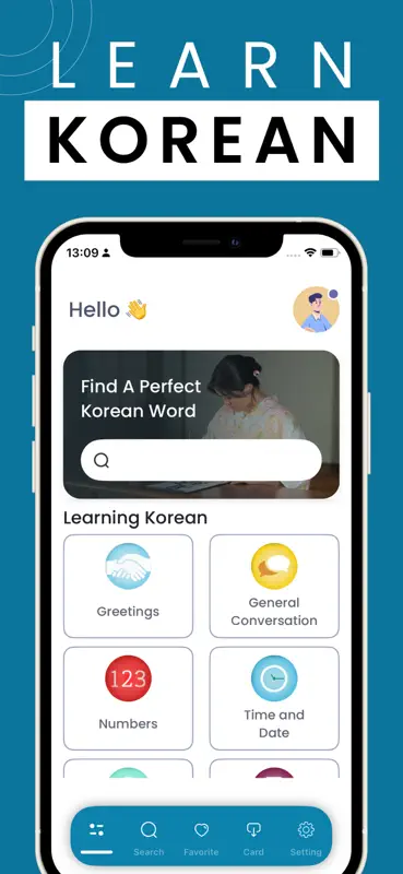 Learn Korean - Phrasebook screenshot 1 of 4