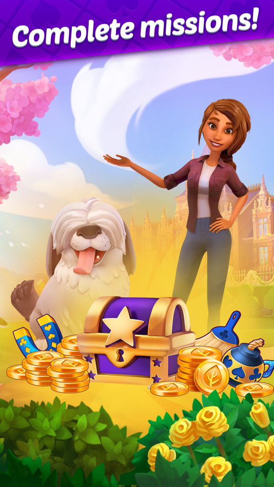 #6. Solitaire Story: Ava's Manor (iOS) 由: Uken Inc.