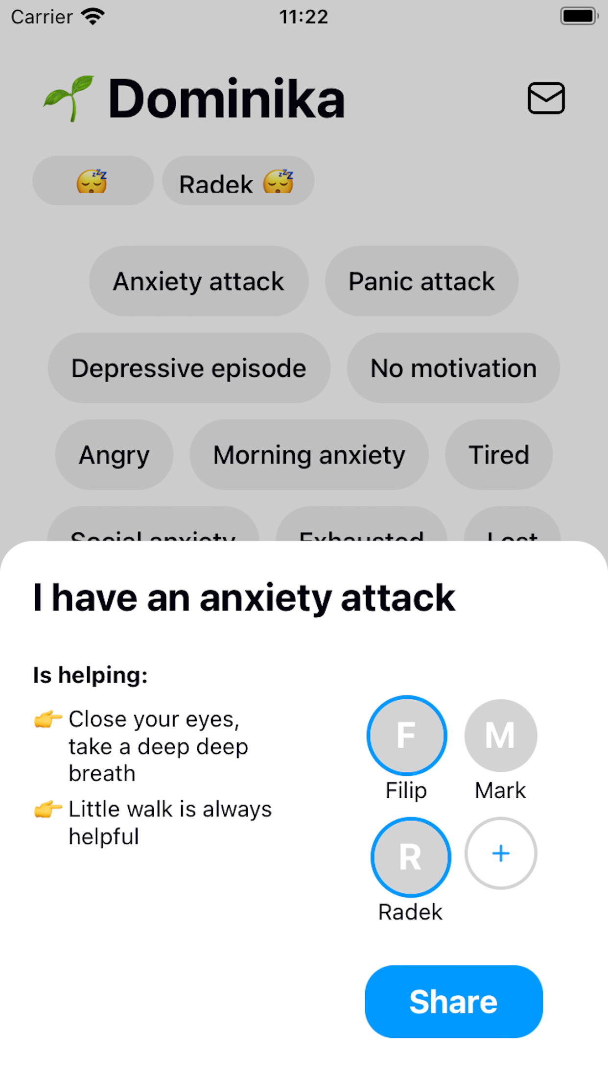Koala: Mental Health Sharing