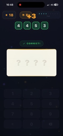 Flash Digits: Memory Challenge screenshot
