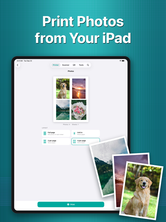 Smart Printer - Print and Scan iPad screenshot