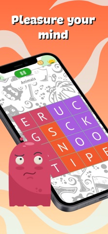 Word Search - Fillwords Themes iPhone screenshot