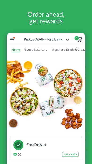 The Salad House iPhone screenshot 1 - Food & Drink app